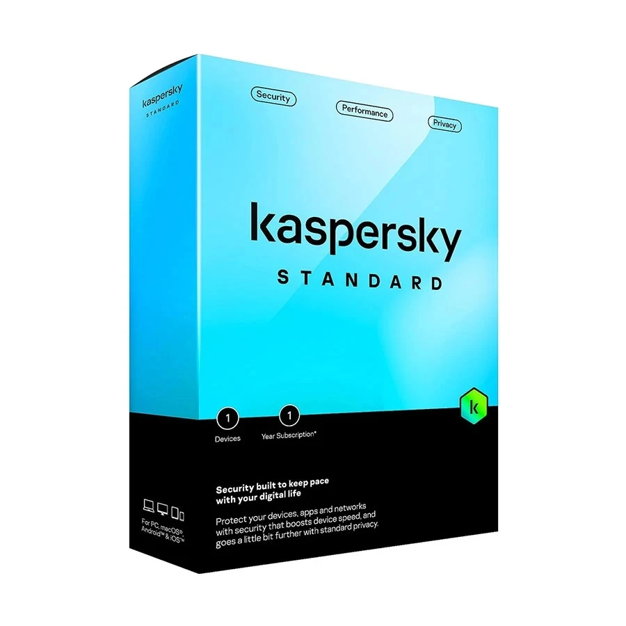 Kaspersky Standard 1-User 1 year